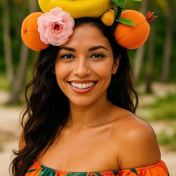 Tropical Fruit Headband Womens Decorated Festival Accessories One Size main image 5